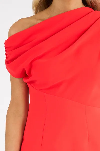Uma Dress in Crimson