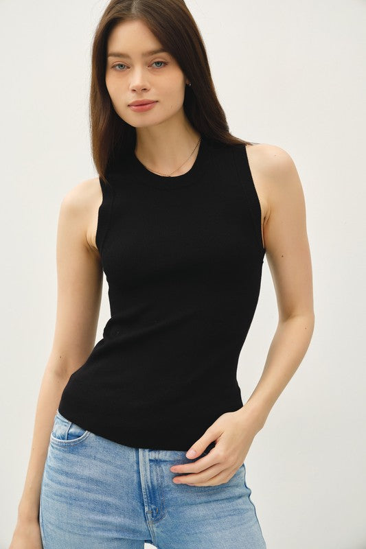Black Sleeveless Alice Top