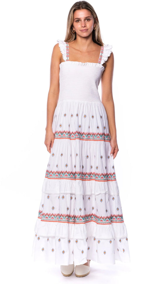 Taja  Dress in Pearl