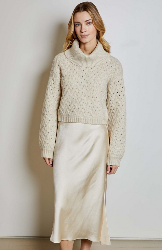 Sweater Dress in Oatmeal Combo