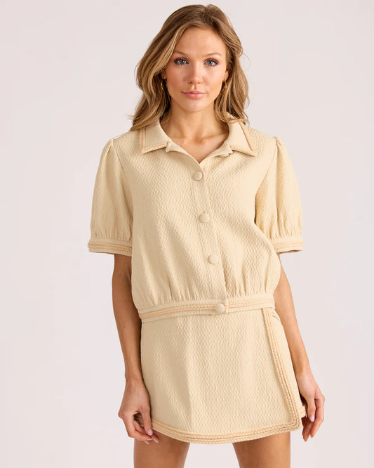 Wesley Top in Chalk
