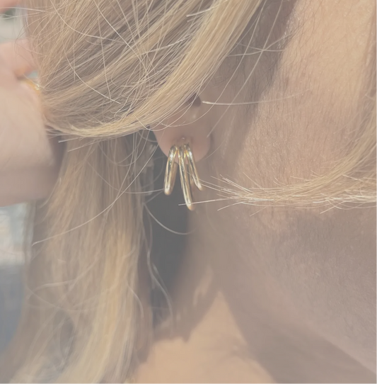 Annabelle Triple Hoops