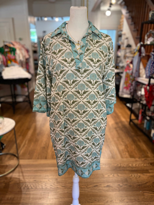 Savannah Dress in Garden Lattice