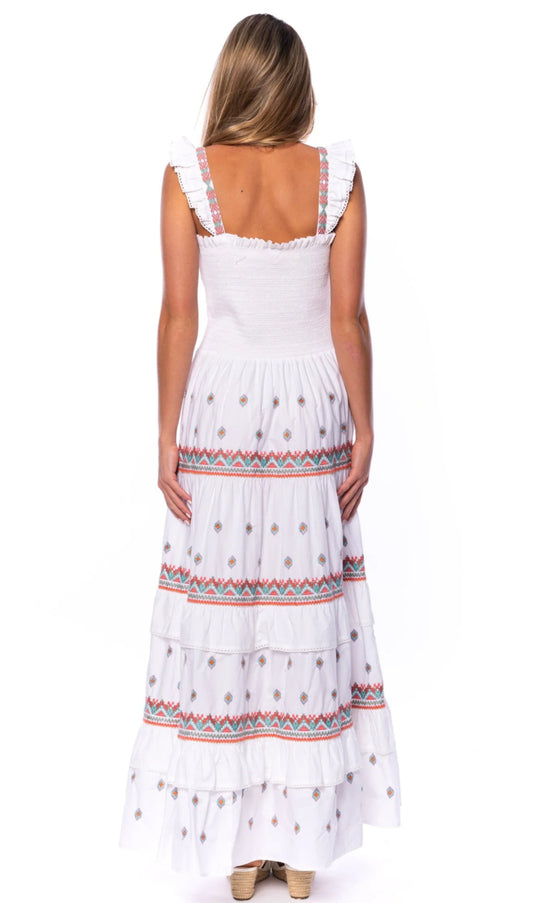 Taja  Dress in Pearl