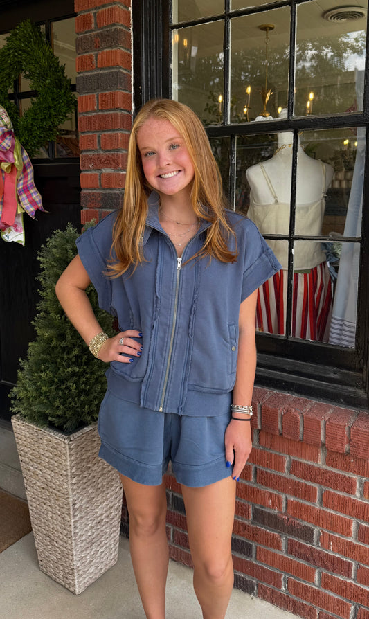 Two Piece Set in Blue