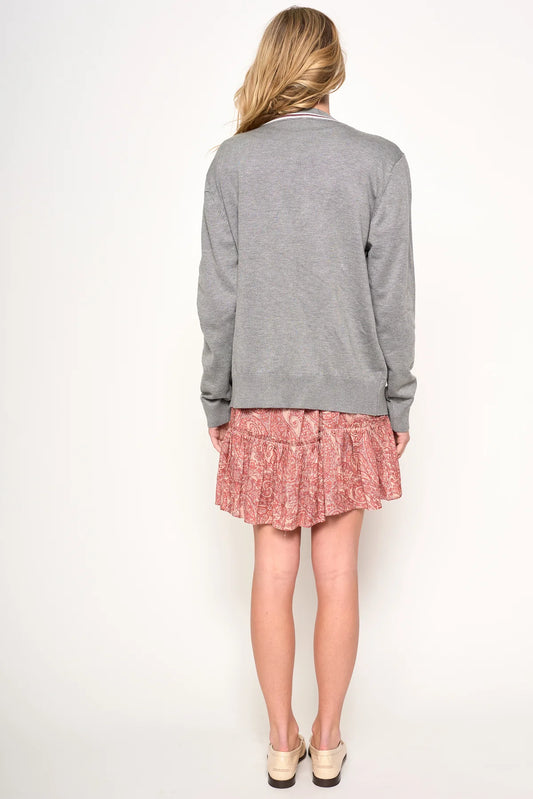 Jeremiah Cardigan in Grey