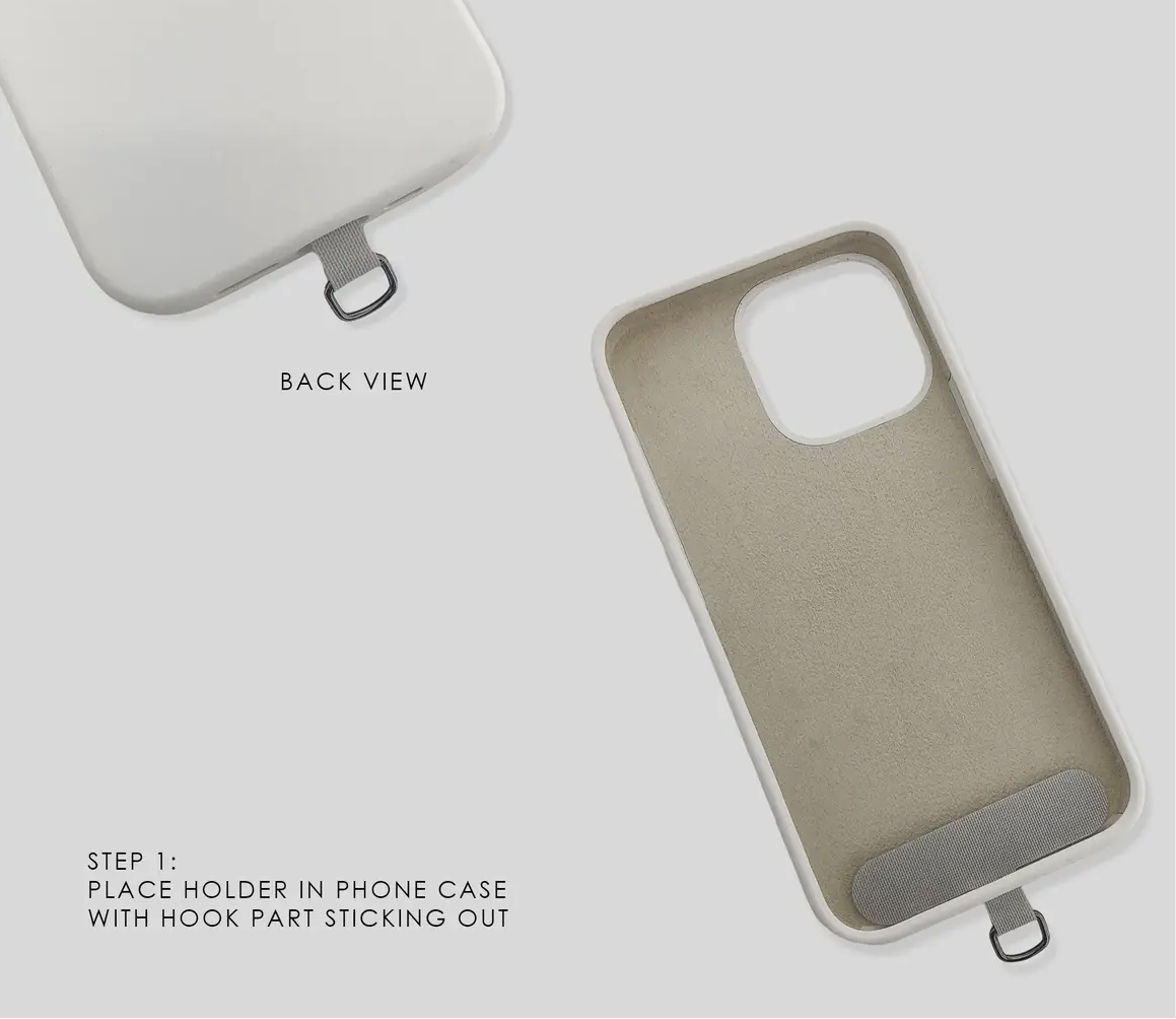 Paperclip Phone Chain Gold