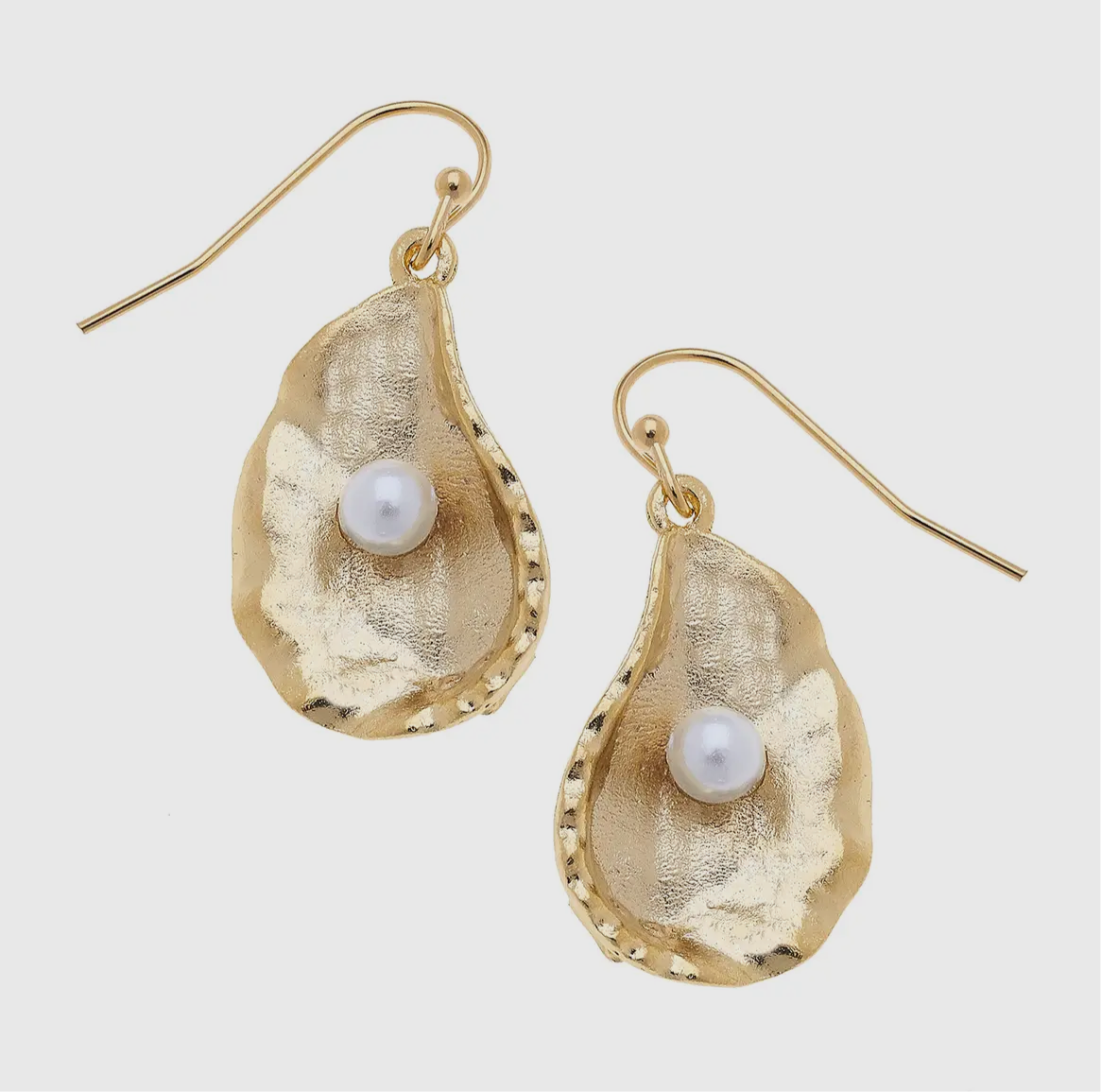 Oyster + Pearl Earrings