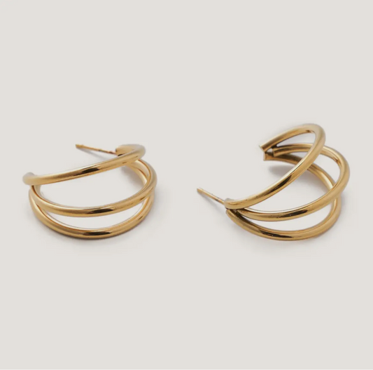 Annabelle Triple Hoops
