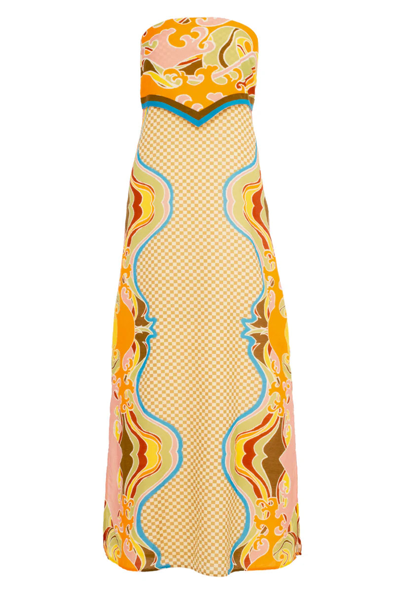 Lily Midi in Tropical Wave