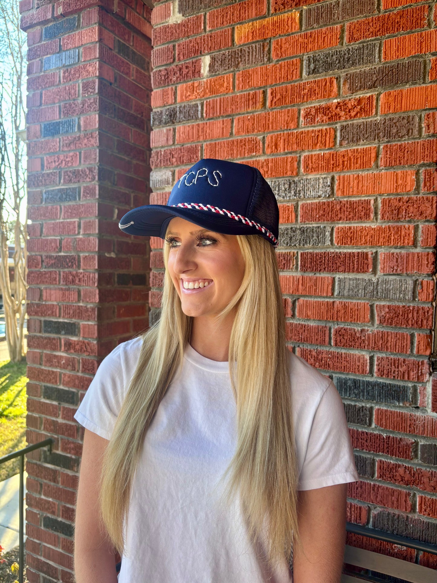 Tipsy Threads Navy TCPS Trucker Hat