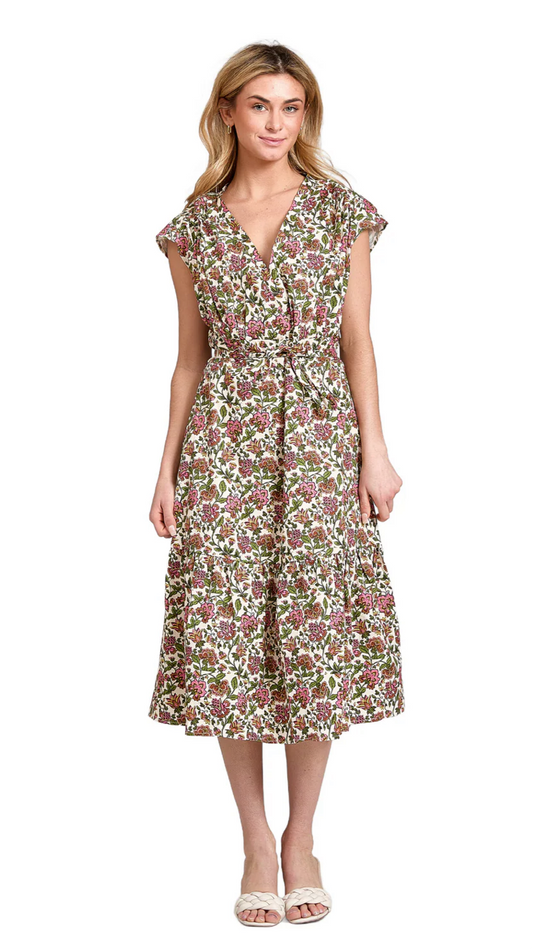 Poppy Dress in Wildberry Garden