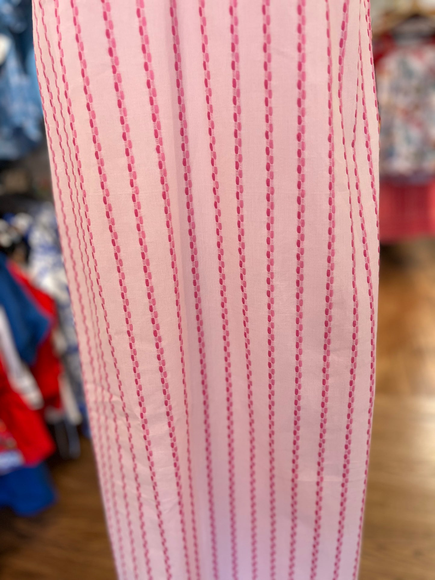 Zara Midi Pink Swiss Dot Dress
