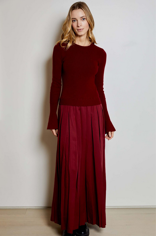 Meryl Dress in Dark Cherry