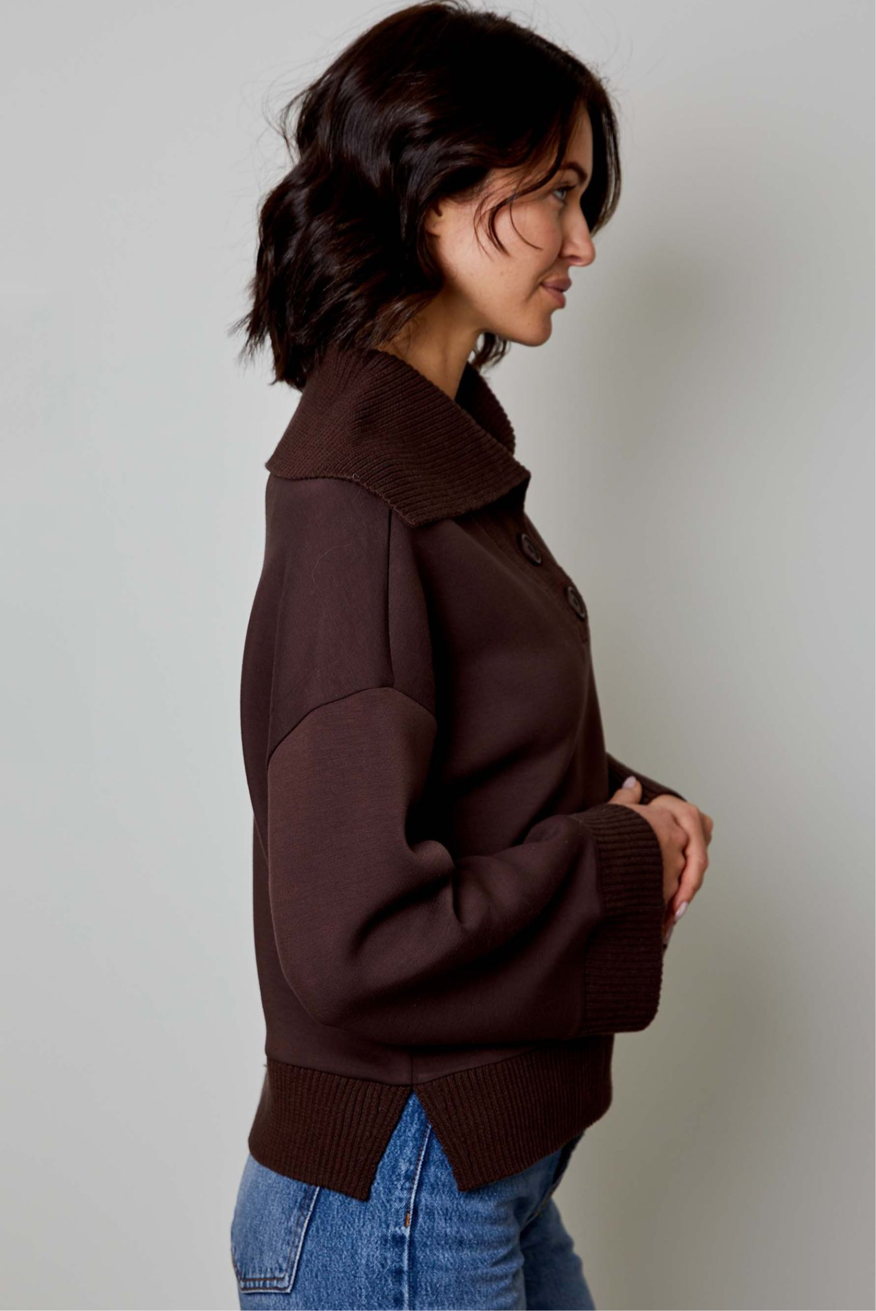 Shelia Pullover in Brown