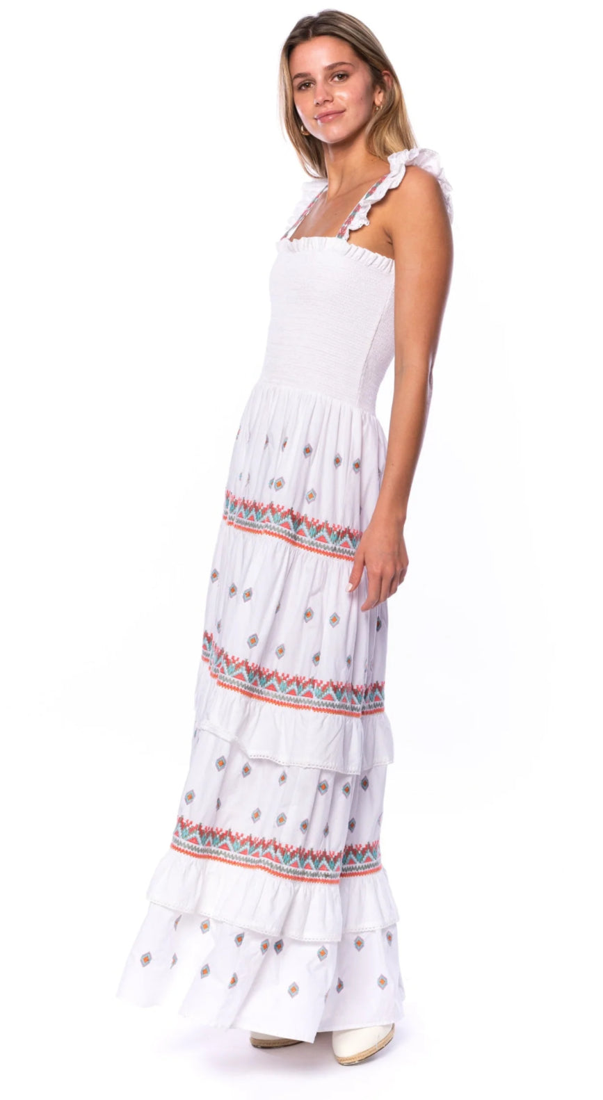 Taja  Dress in Pearl