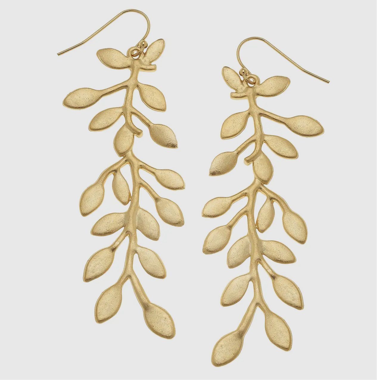 Gold Vine Earrings