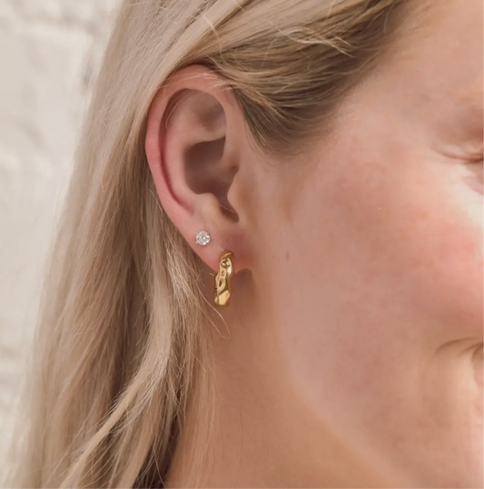 Sicily Chunky Gold Hoops