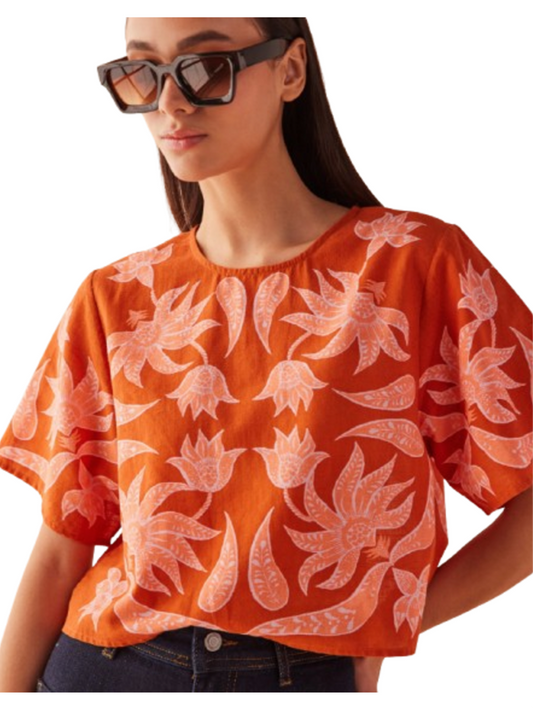 Adi Blouse in Vivi Negroni