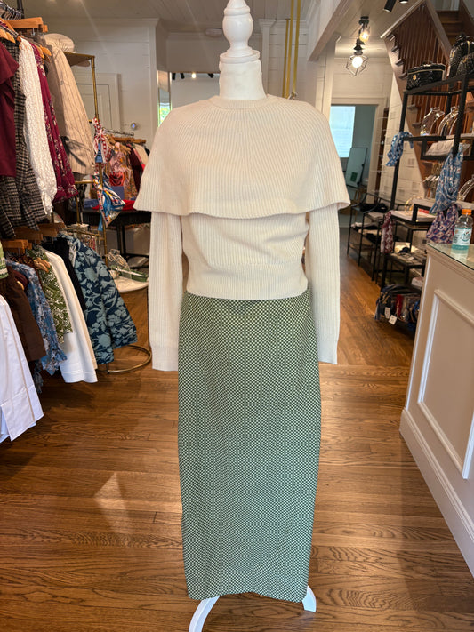 Dillon Skirt in Hunter Plaid