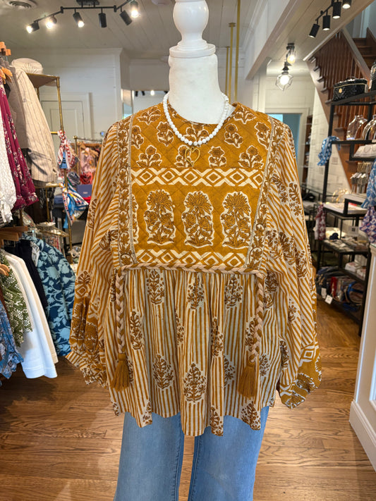 Alys Top in Mustard