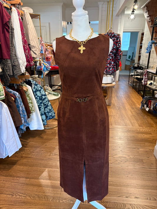 Fall Enchantment Dress in Chocolate
