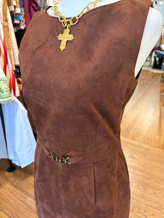 Fall Enchantment Dress in Chocolate