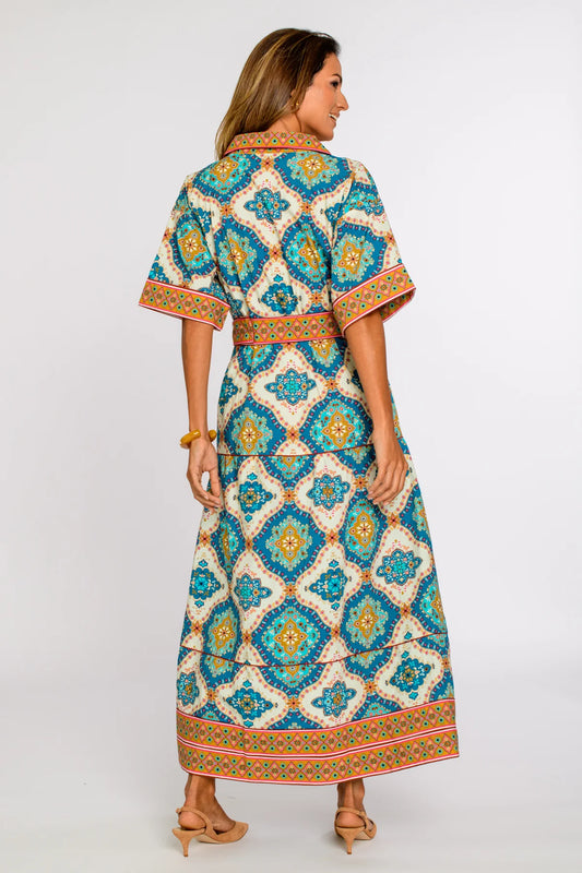 Collins Dress in Patchwork