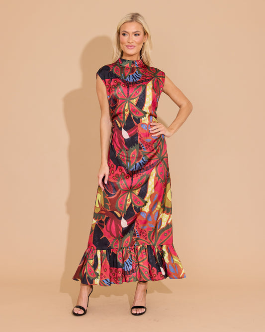 Estelle Dress in Jungle Floral