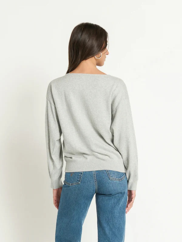 Jolie Sweater in Heather Grey