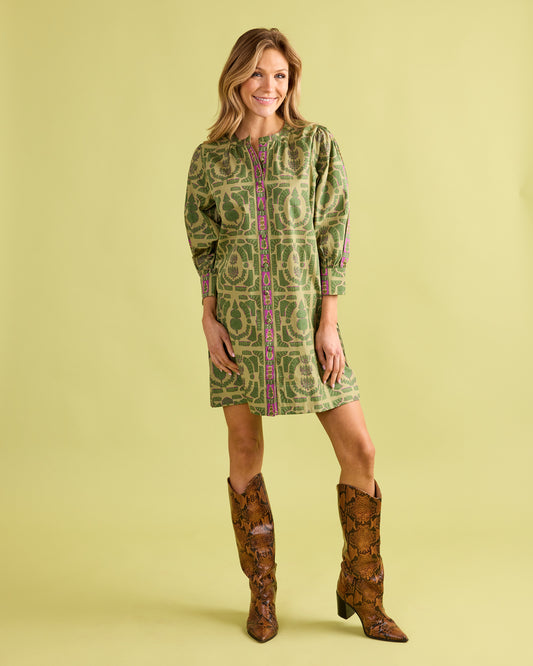 Paloma Dress in Topiary