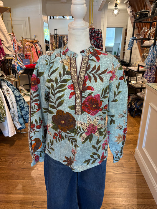 Ashley Top in Opal Mosaic