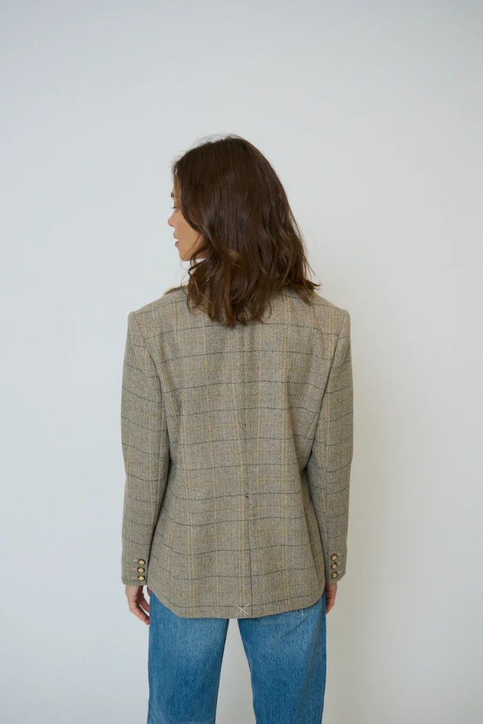 Billie Cable Insert Jacket in Brown