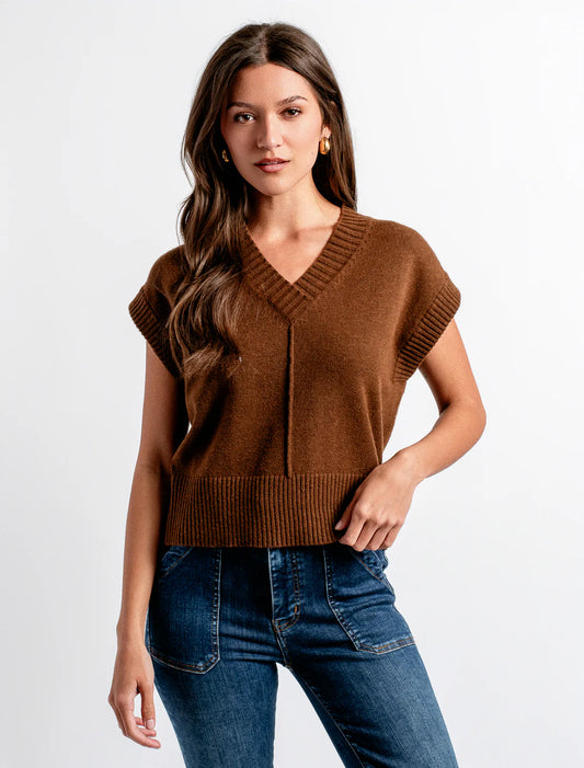 Gwyneth Vest in Espresso