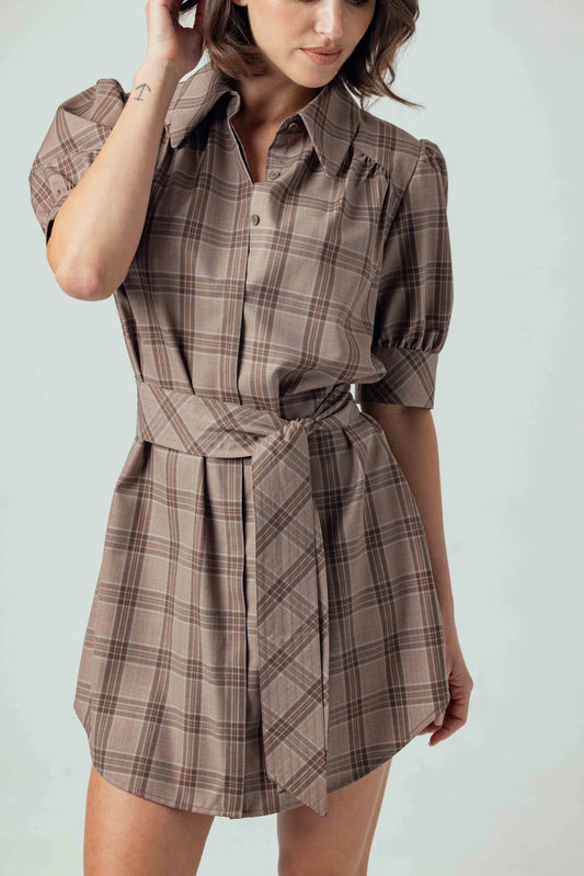 Kambry Dress in Mocha