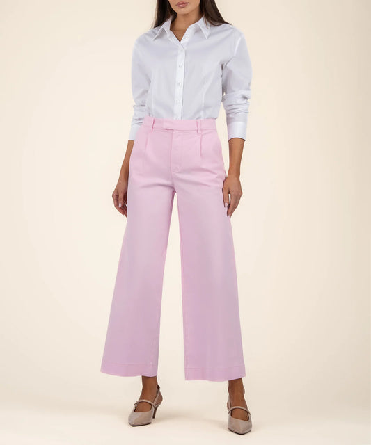 Amara Super High Rise Wide Leg in Pink