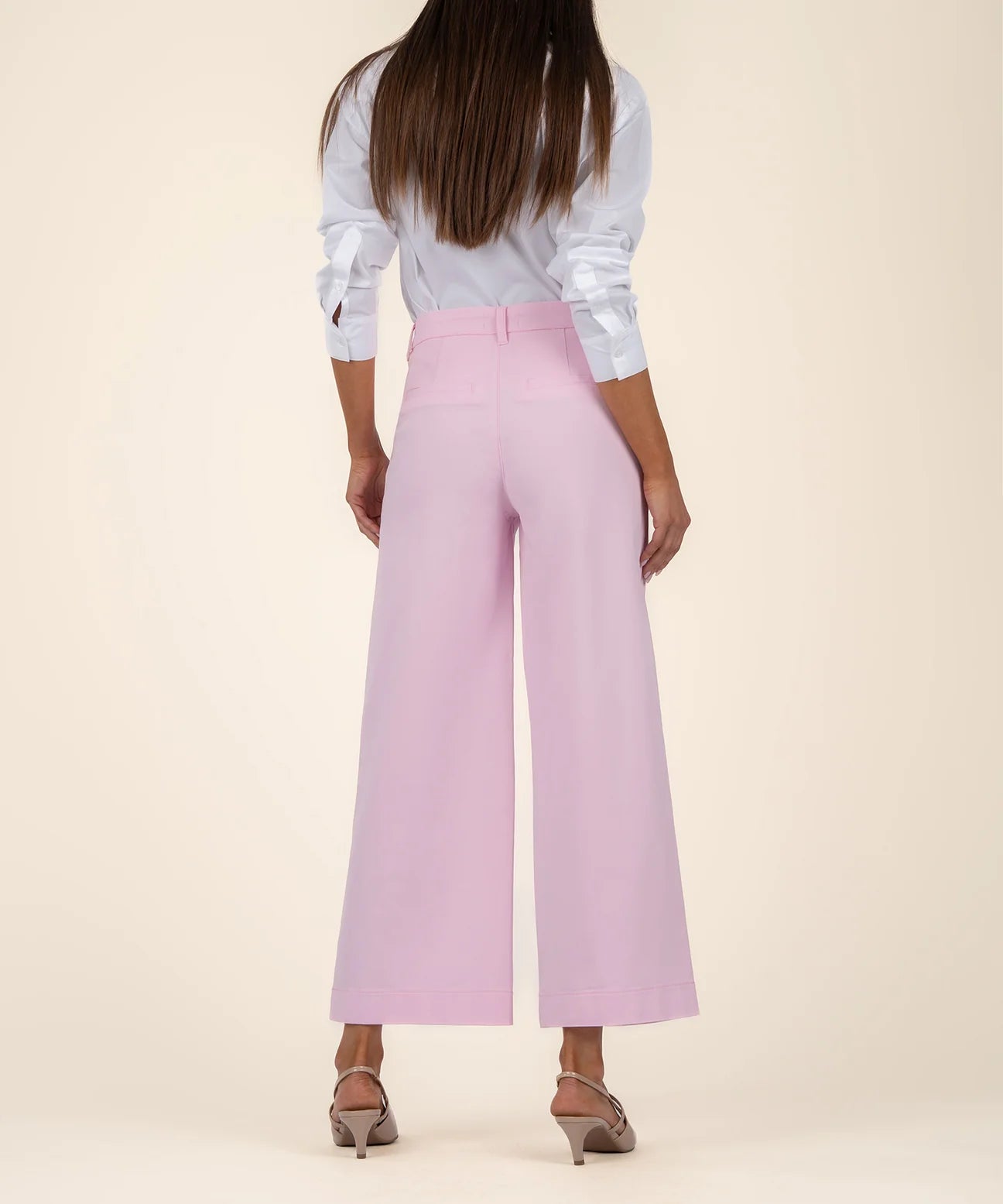 Amara Super High Rise Wide Leg in Pink