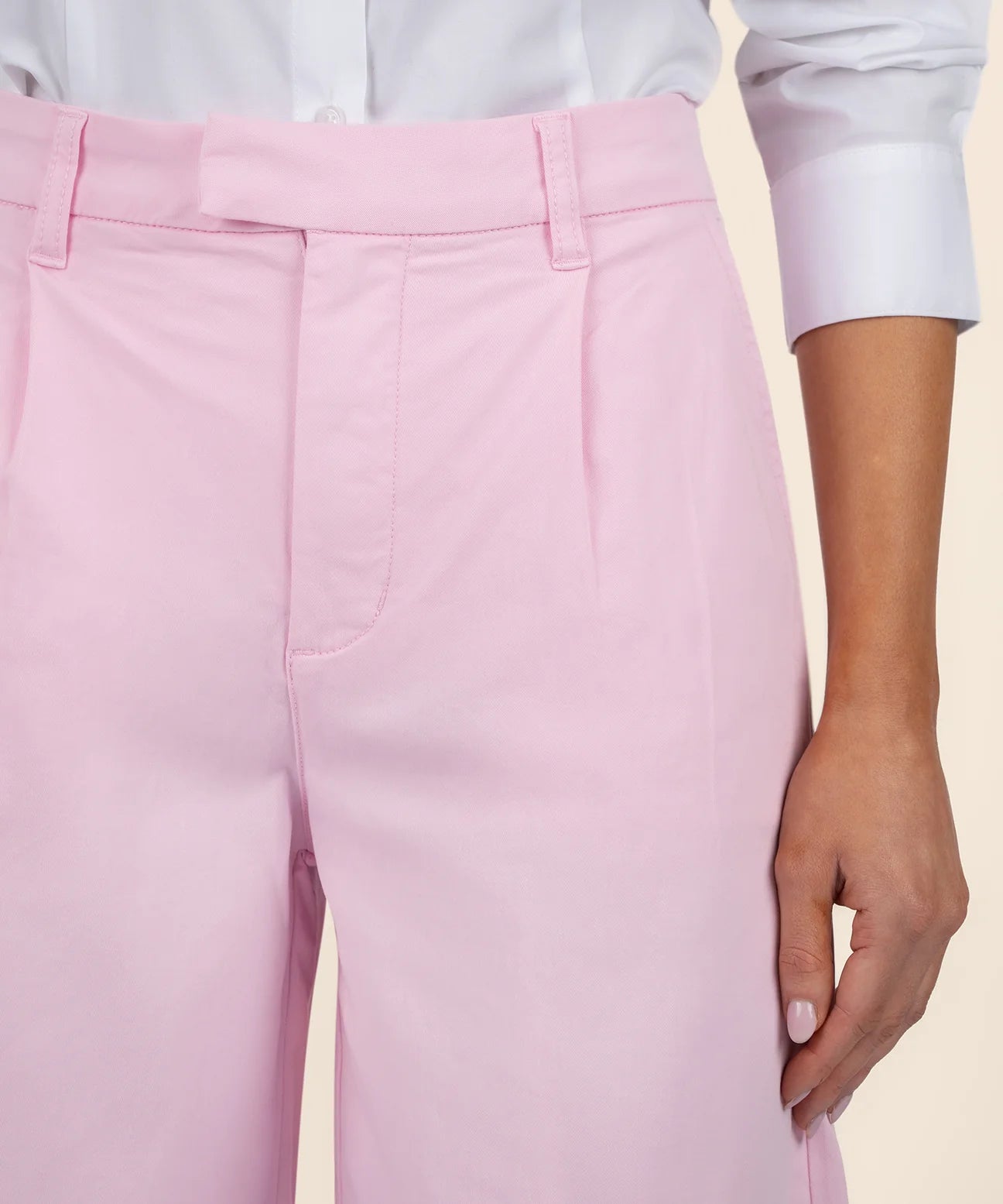 Amara Super High Rise Wide Leg in Pink