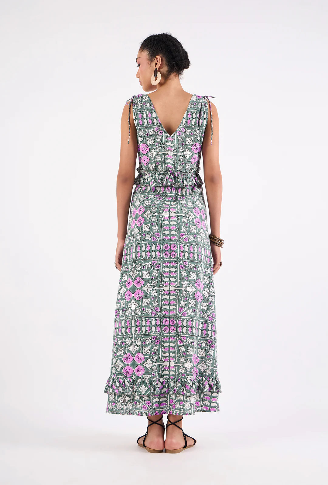 Drew Dress in Heritage Wisteria