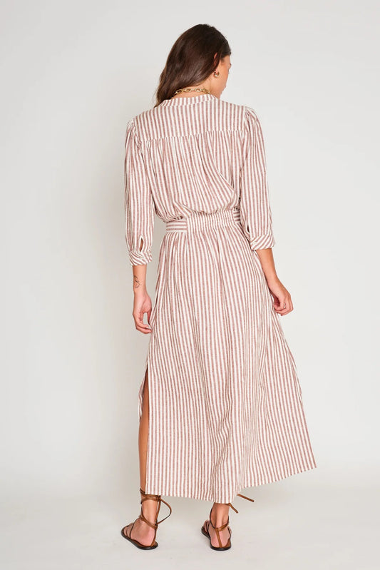Cassie Dress in Sedona Stripe