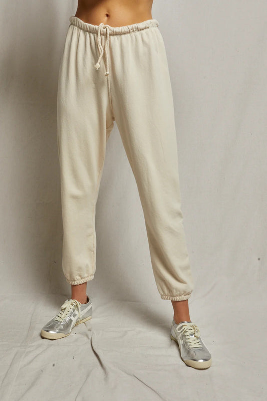 French Terry Sweatpant in Sugar
