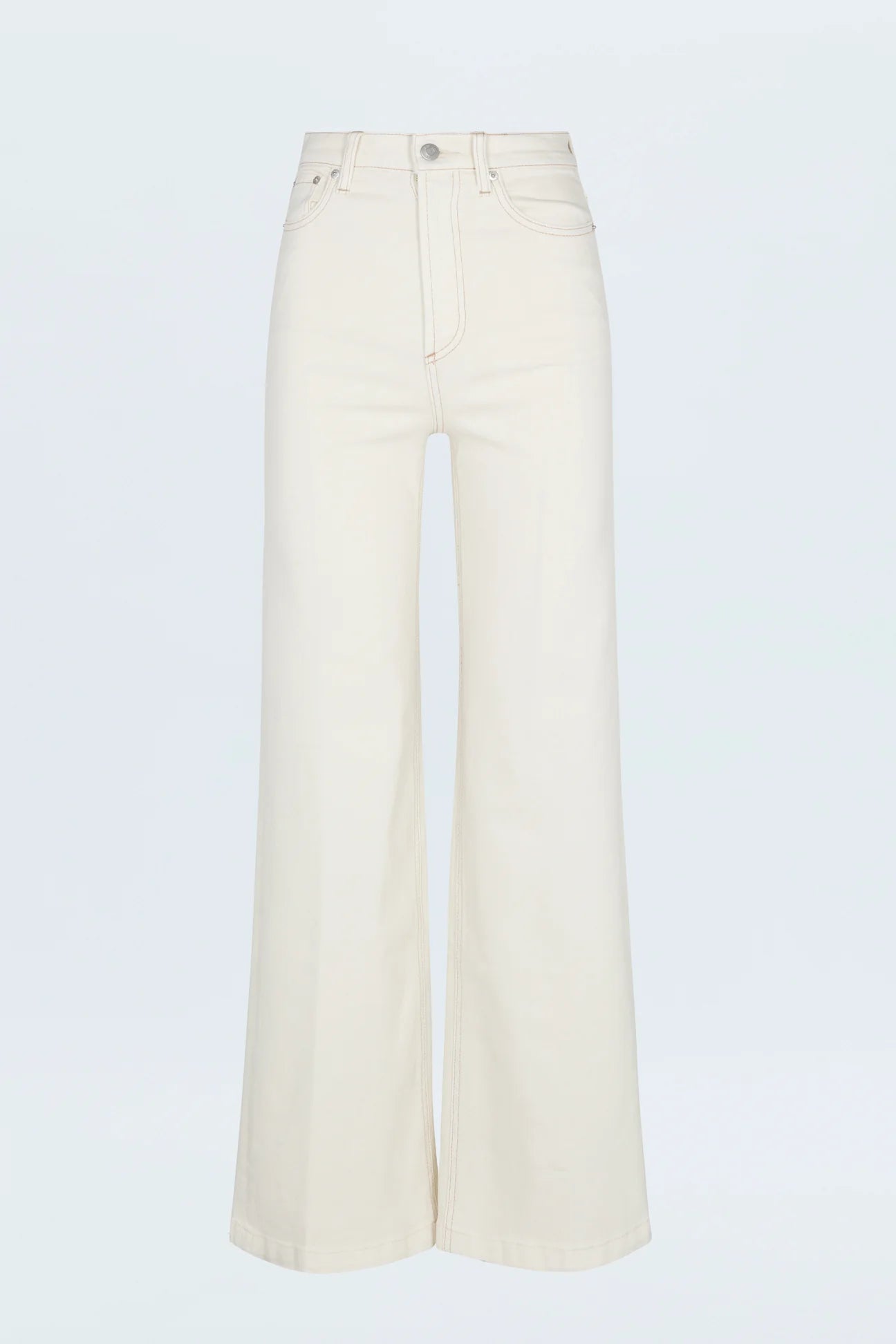 Lana High Rise Ultra Wide Leg in Ecru