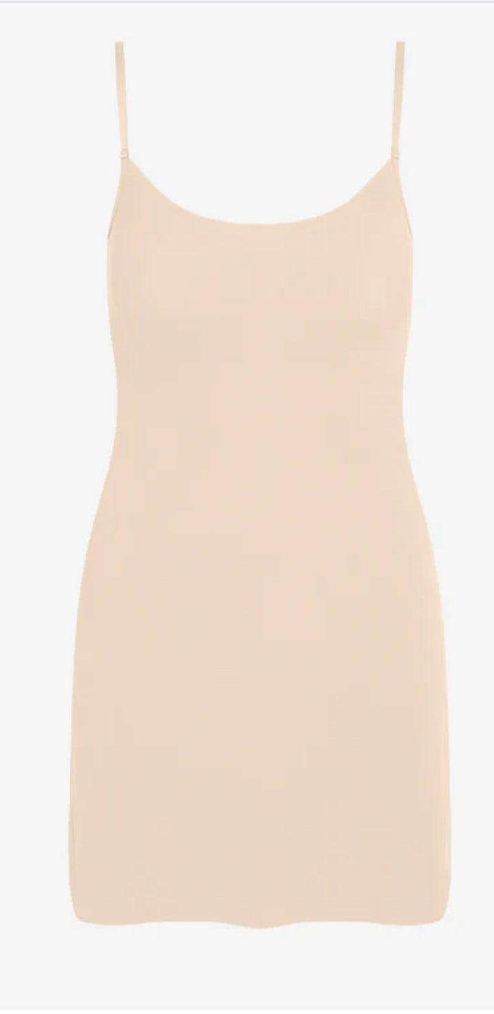 Mini Cami Slip in Beige