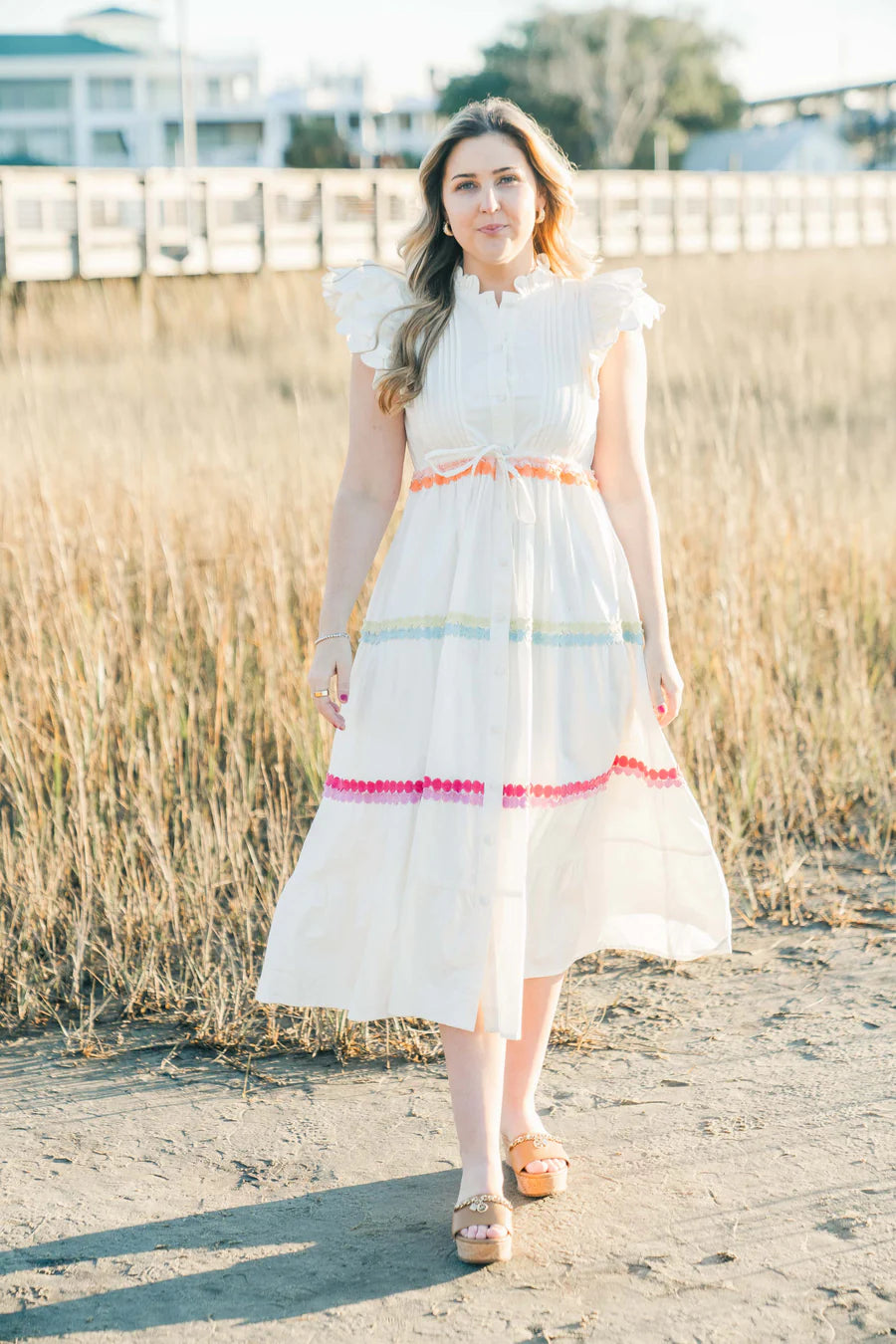 Beau Maxi in Blanche