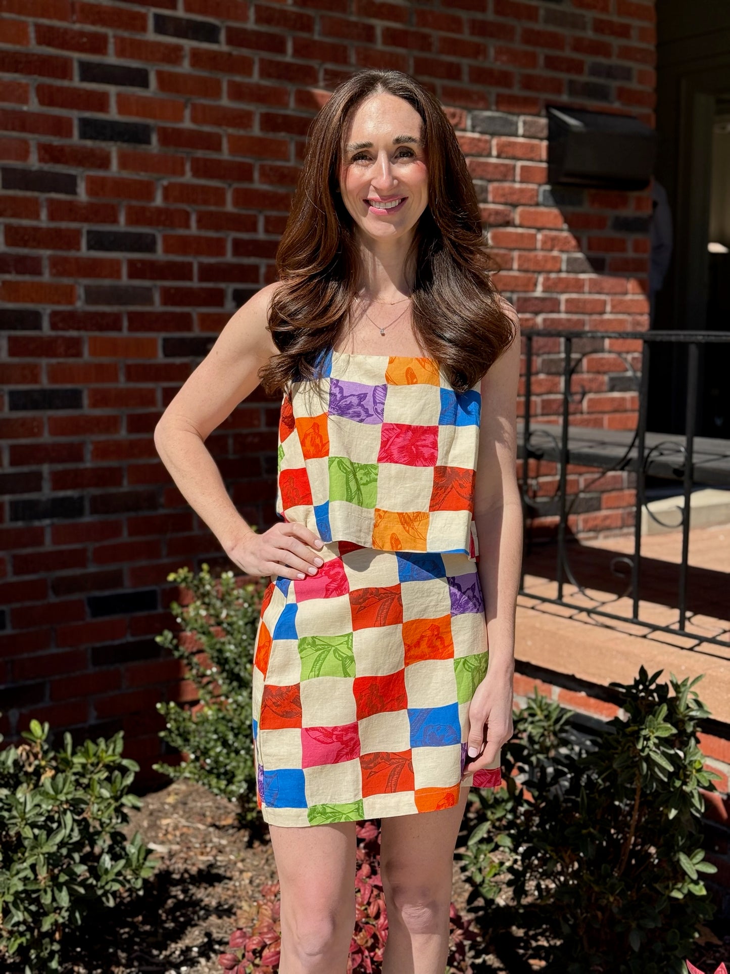 Blake Top in Multi Check