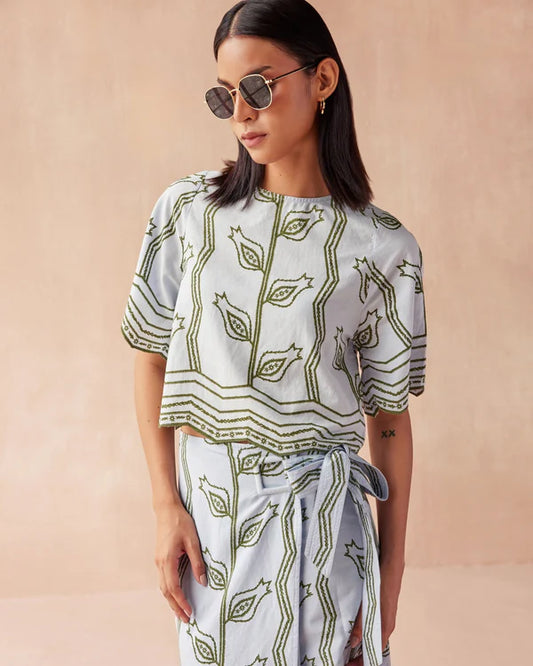 Andi  Blouse in Vandew