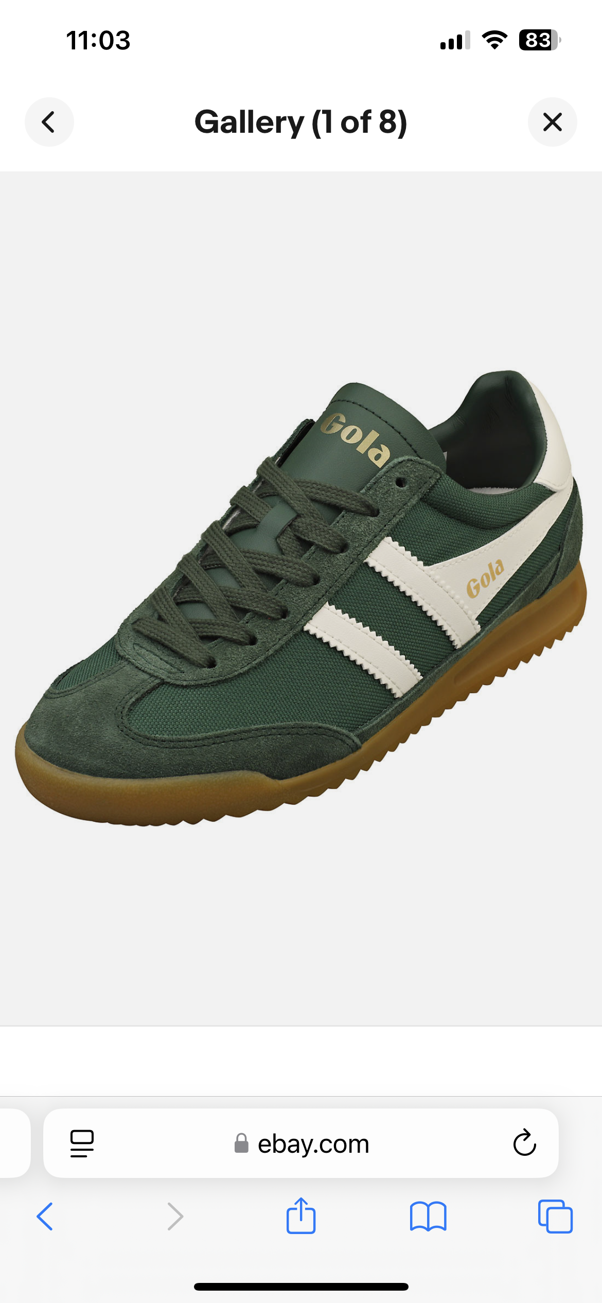 Tornado Sneaker in Evergreen/Off White