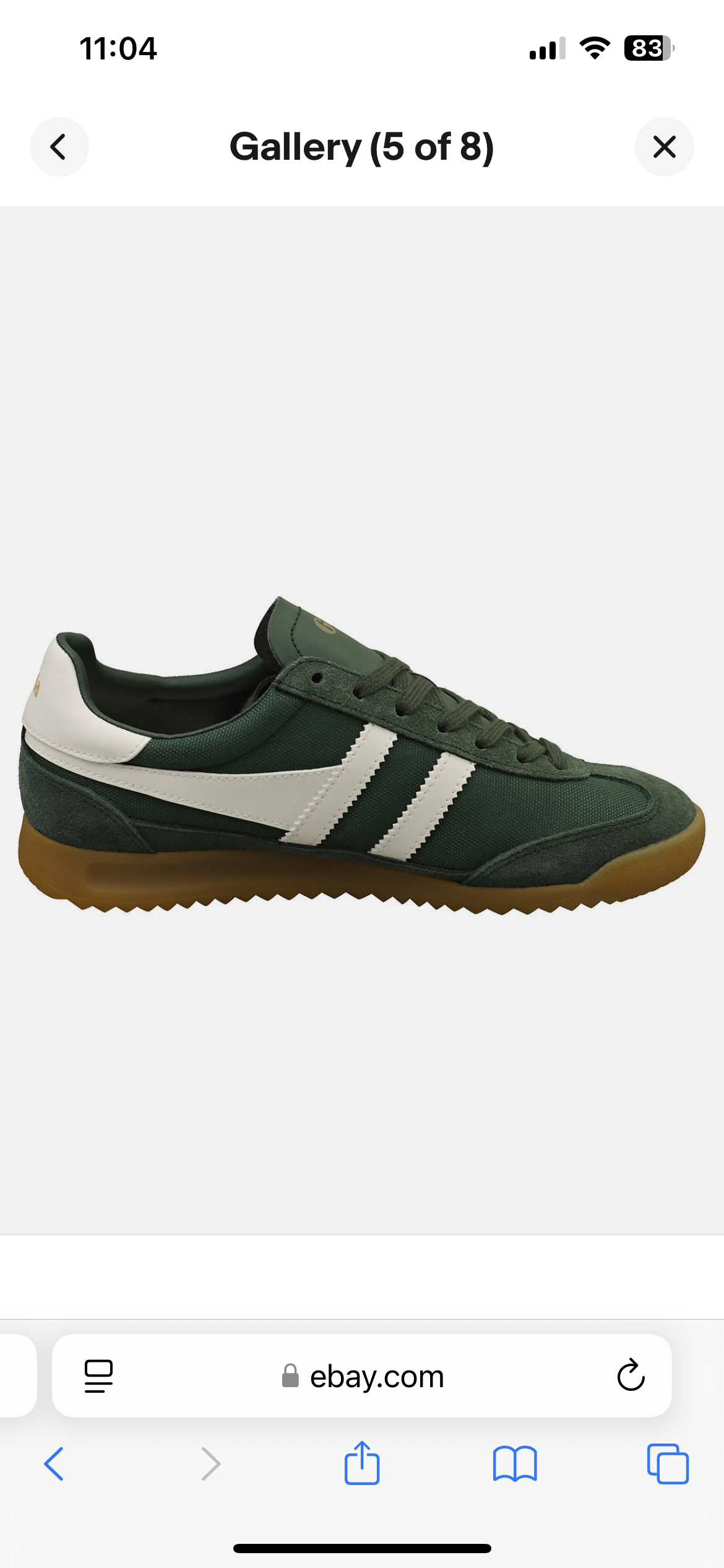 Tornado Sneaker in Evergreen/Off White