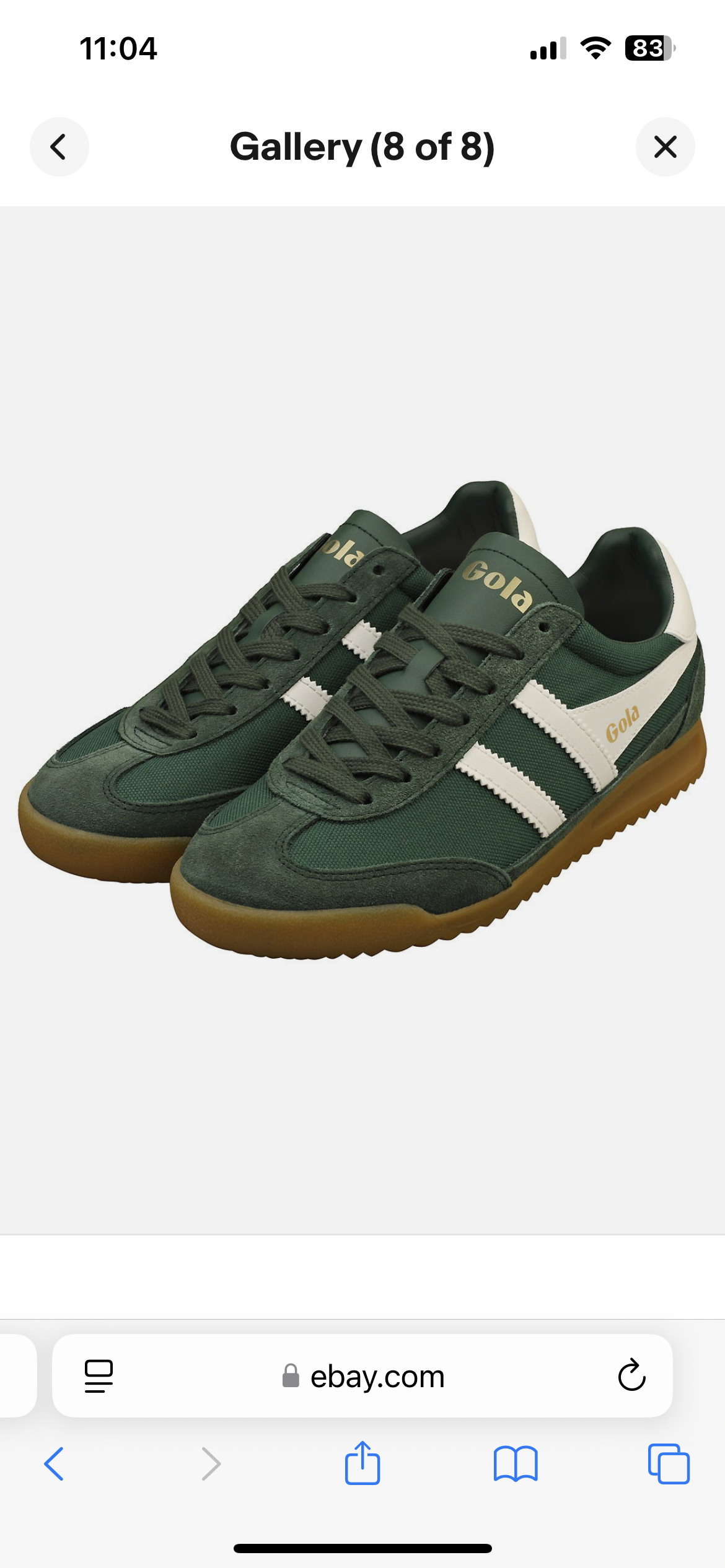 Tornado Sneaker in Evergreen/Off White