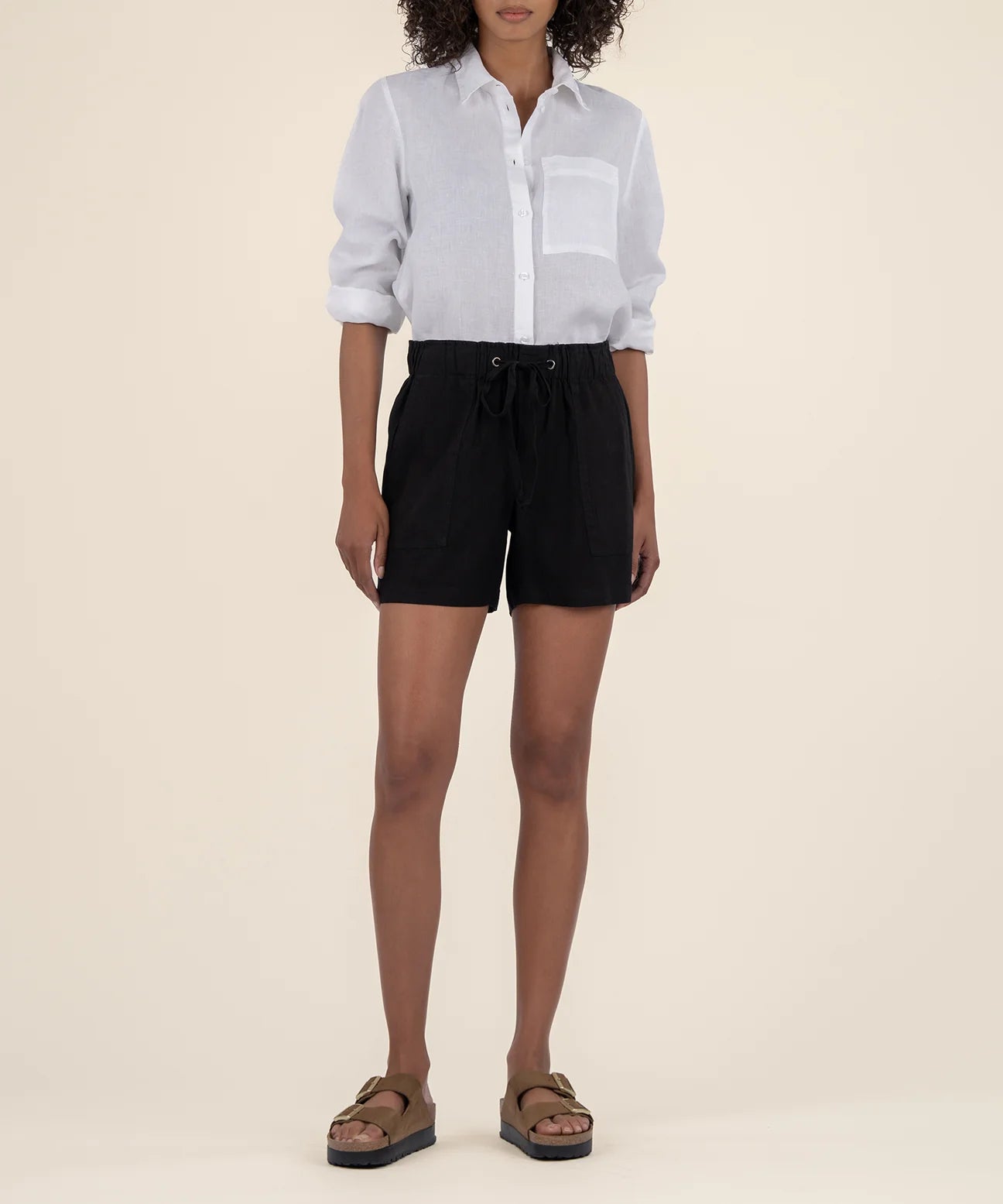 Katana High Rise Short in Black